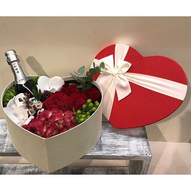 Picture of Heart Box Champagne