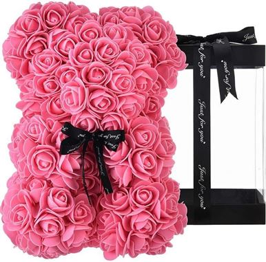 Rose Bear Dark Pink Μεσαίο