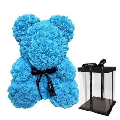 Rose Bear Light Blue Μεγάλο