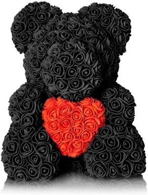 Rose Bear Black Μεσαίο