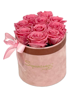 Picture of Pink Box Forever Roses Pink