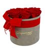 Picture of Grey Box Forever Roses Red