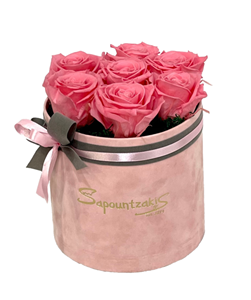 Picture of Pink Box Forever Roses Pink