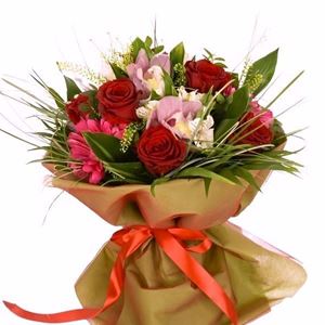 Picture of Bouquet Red Fuchsia 
